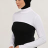 Ladies innerwear highneck with sleeves