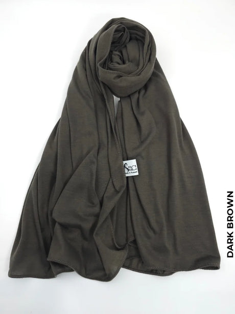 Japani Hijab | حجاب ياباني Dark Brown Scarf (Hijab)