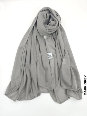 Japani Hijab | حجاب ياباني Dark Grey Scarf (Hijab)