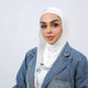 Kleenex Cotton Hijab Dull White / Plain Scarf (Hijab)
