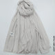 Kleenex Cotton Hijab Light Grey / Plain Scarf (Hijab)