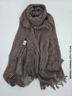 Kresha Thailendi Hijab Brown / Normal (175 x 75 cm) Linen Scarf