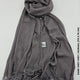 Kresha Thailendi Hijab Normal (175 x 75 cm) / Dark Grey Grey Linen Scarf
