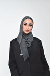 Kresha Thailendi Hijab Gloomy Grey / Normal (175 x 75 cm) Linen Scarf