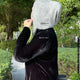 Kresha Thailendi Hijab Normal (175 X 75 Cm) / Greyish Linen Scarf