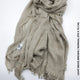 Linen Kresha Thailendi Shawl | خام تهايلندي او كريشا شال Light Beige Brown Scarf