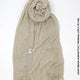 Kresha Thailendi Hijab Normal (175 x 75 cm) / Light Beige Mukhattat Linen Scarf