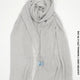 Kresha Thailendi Hijab Normal (175 x 75 cm) / Lighter Grey Linen Scarf