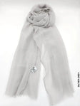 Lightweight Small Size Shawl Hijab Silver Grey Scarf (Hijab)
