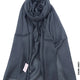Linen 526 Kuwaitlady Dark Grey Linen Scarf