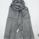 Linen 526 Kuwaitlady Grey Linen Scarf