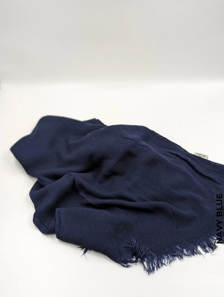 Linen crush scarf for summer