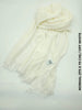 Linen Kresha Thailendi Shawl | خام تهايلندي او كريشا شال Creamy Off White Scarf