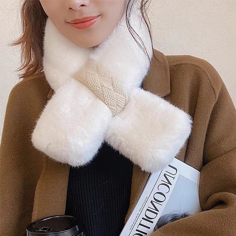 Fur Scarf for Women | Warm Winter Neck Scarf