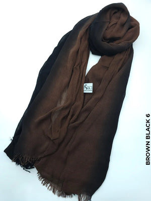 Ombre Kresha Thailendi Bunni Black Scarf (Hijab)