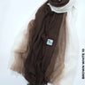 Ombre Kresha Thailendi Brown White 10 Scarf (Hijab)