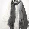 Ombre Kresha Thailendi Grey White 8 Scarf (Hijab)