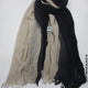 Ombre Kresha Thailendi Light Beige Black 19 Scarf (Hijab)
