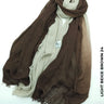 Ombre Kresha Thailendi Light Beige Brown 24 Scarf (Hijab)