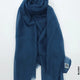 PM Scarf Linen for Summer Bluish Linen Scarf