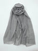 PM Scarf Linen for Summer Grey Linen Scarf