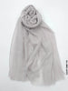 PM Scarf Linen for Summer Light grey 70 Linen Scarf