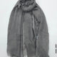 PM Scarf Linen for Summer Marl Grey Linen Scarf