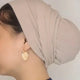Princess Turban Scarf Beige Bandana