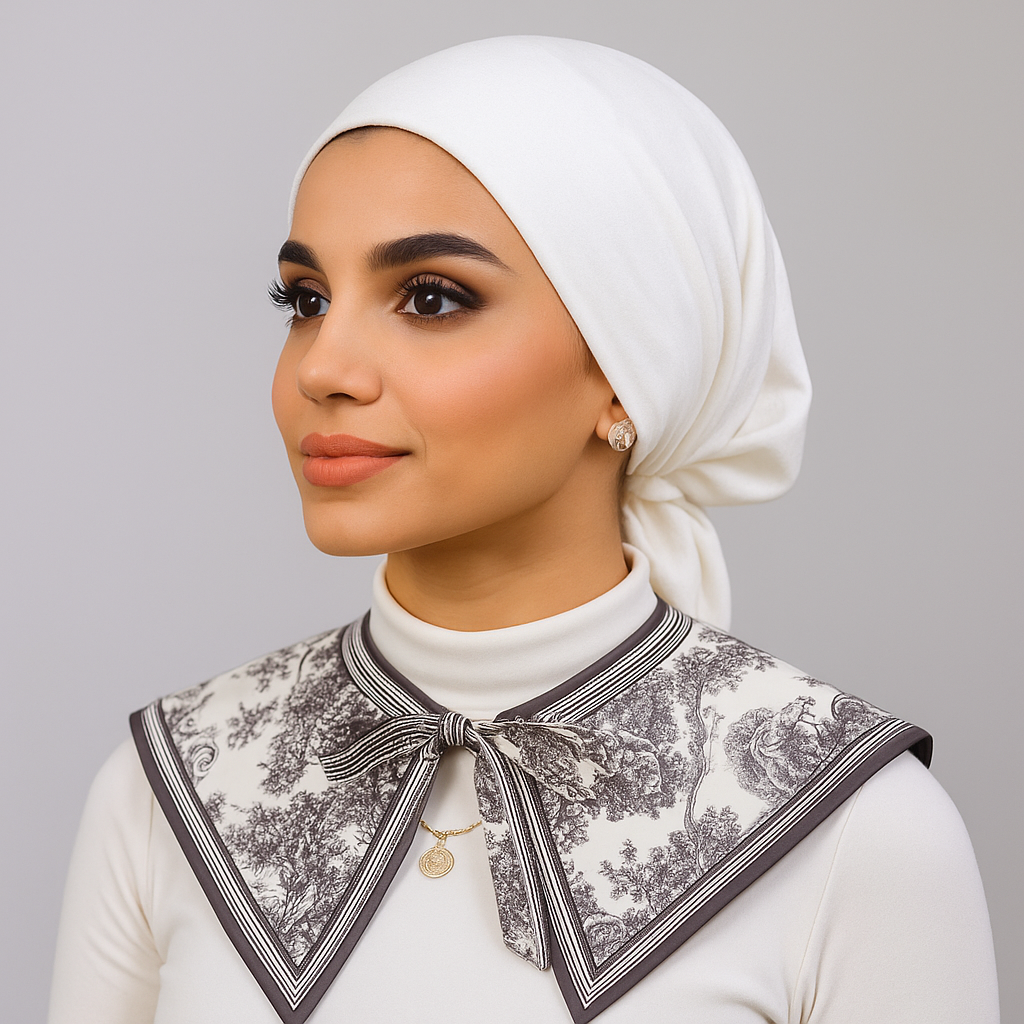 Printed Animal Dickey Collar