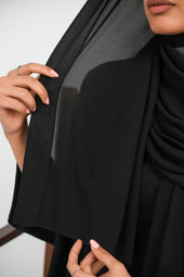 Chiffon with Canvas Hijab Smack Touch (Hijab)