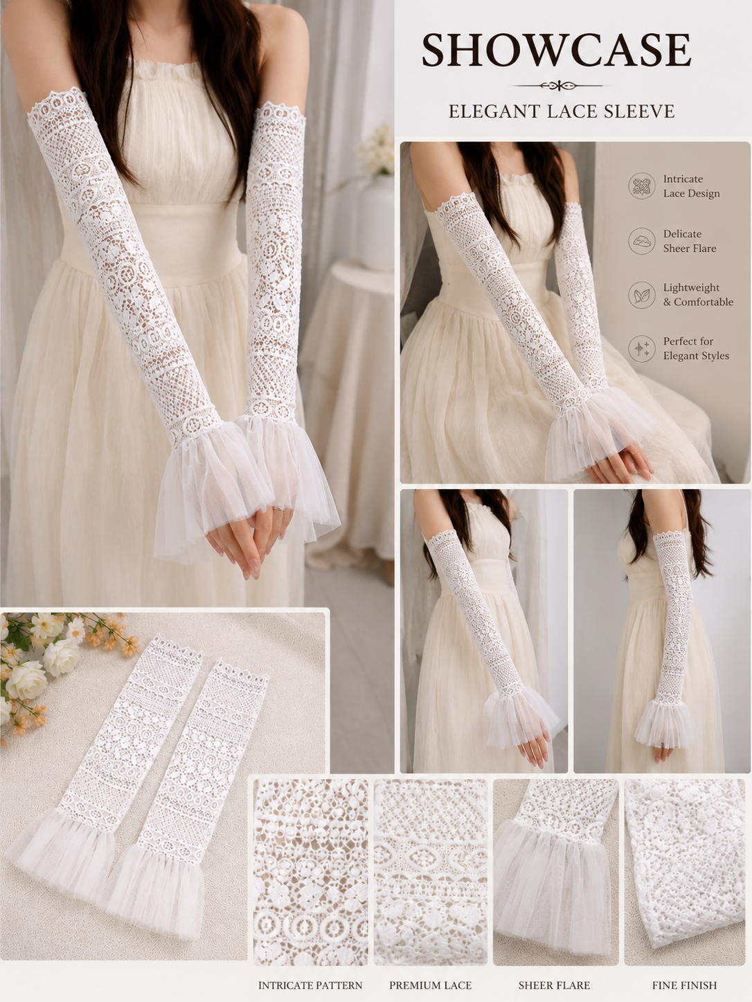 Elegant Lace arm sleeve