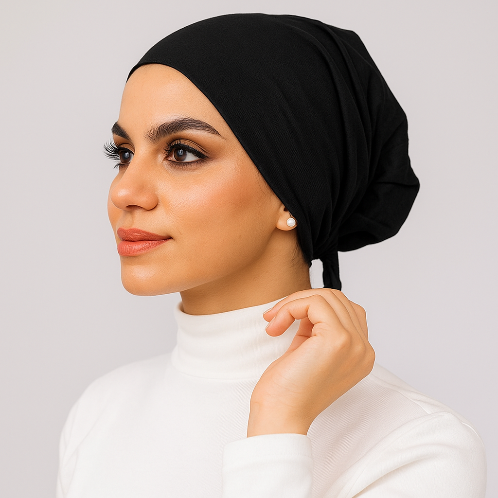 No Thread Undercap with Tie Back Hijab
