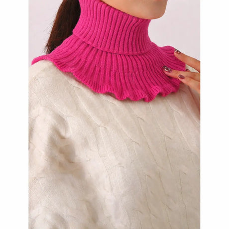 High Neck Warmer Scarf Smack Touch