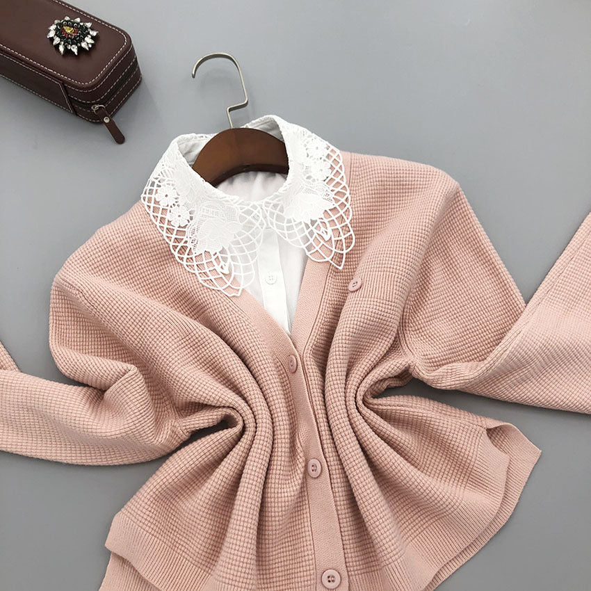 Lace Dickey Collar for Women | Plain