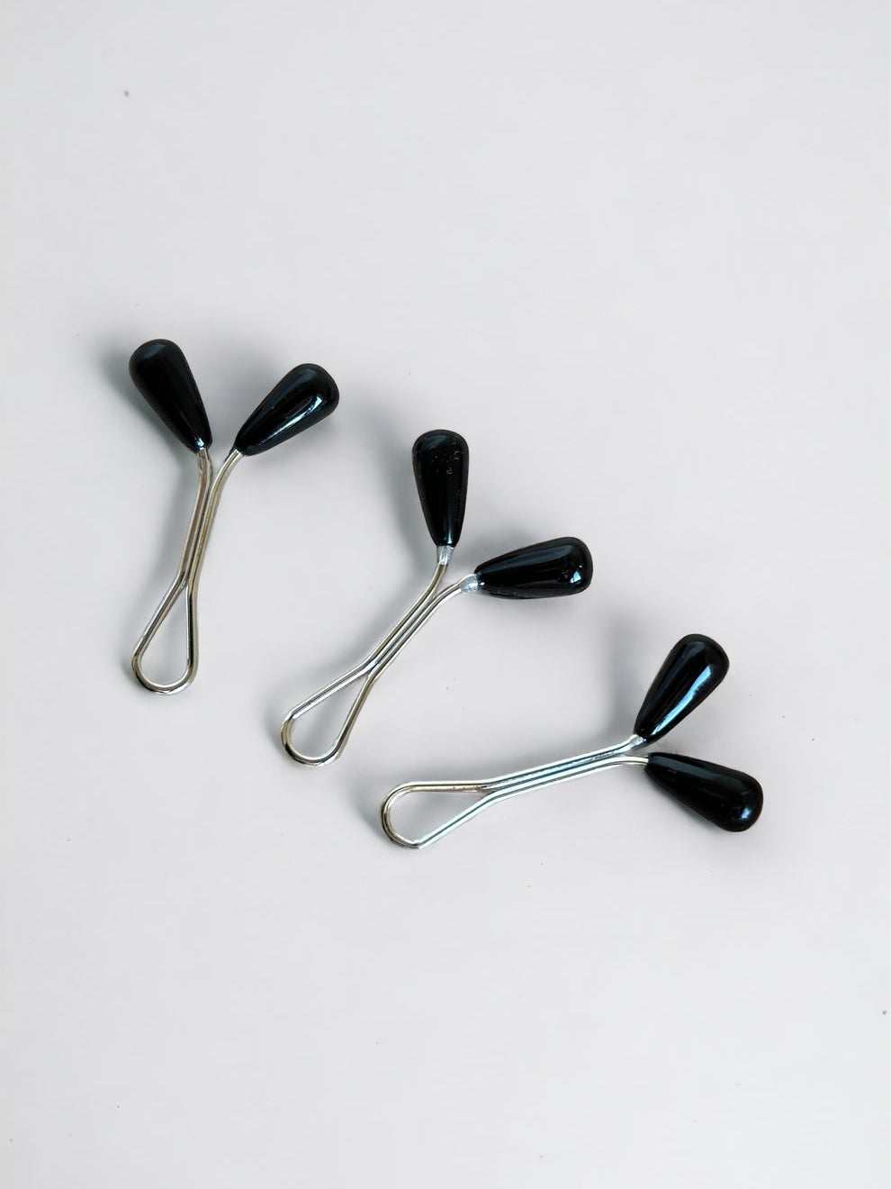 Black Pearl Hijab Clip (3pcs)