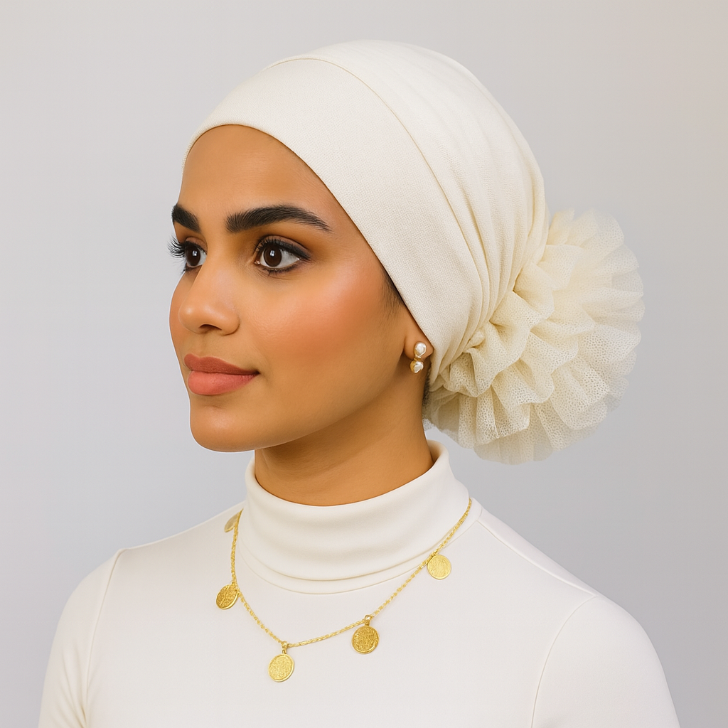 Puff Cap | Under Hijab | With Hijab