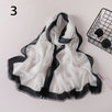 Frame border  Linen scarf Kuwait lady
