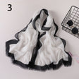 Frame border  Linen scarf Kuwait lady