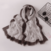 Frame border  Linen scarf Kuwait lady