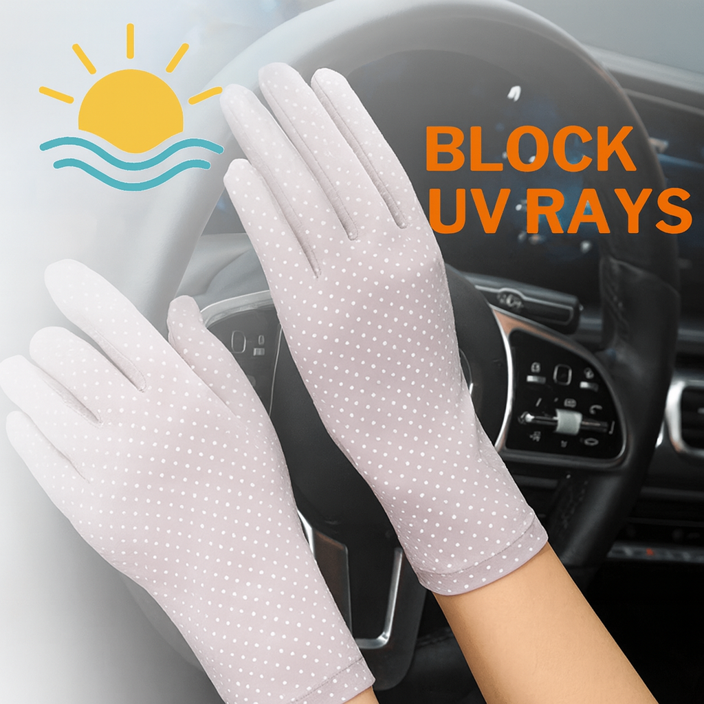 Sun Protection Driving Gloves
