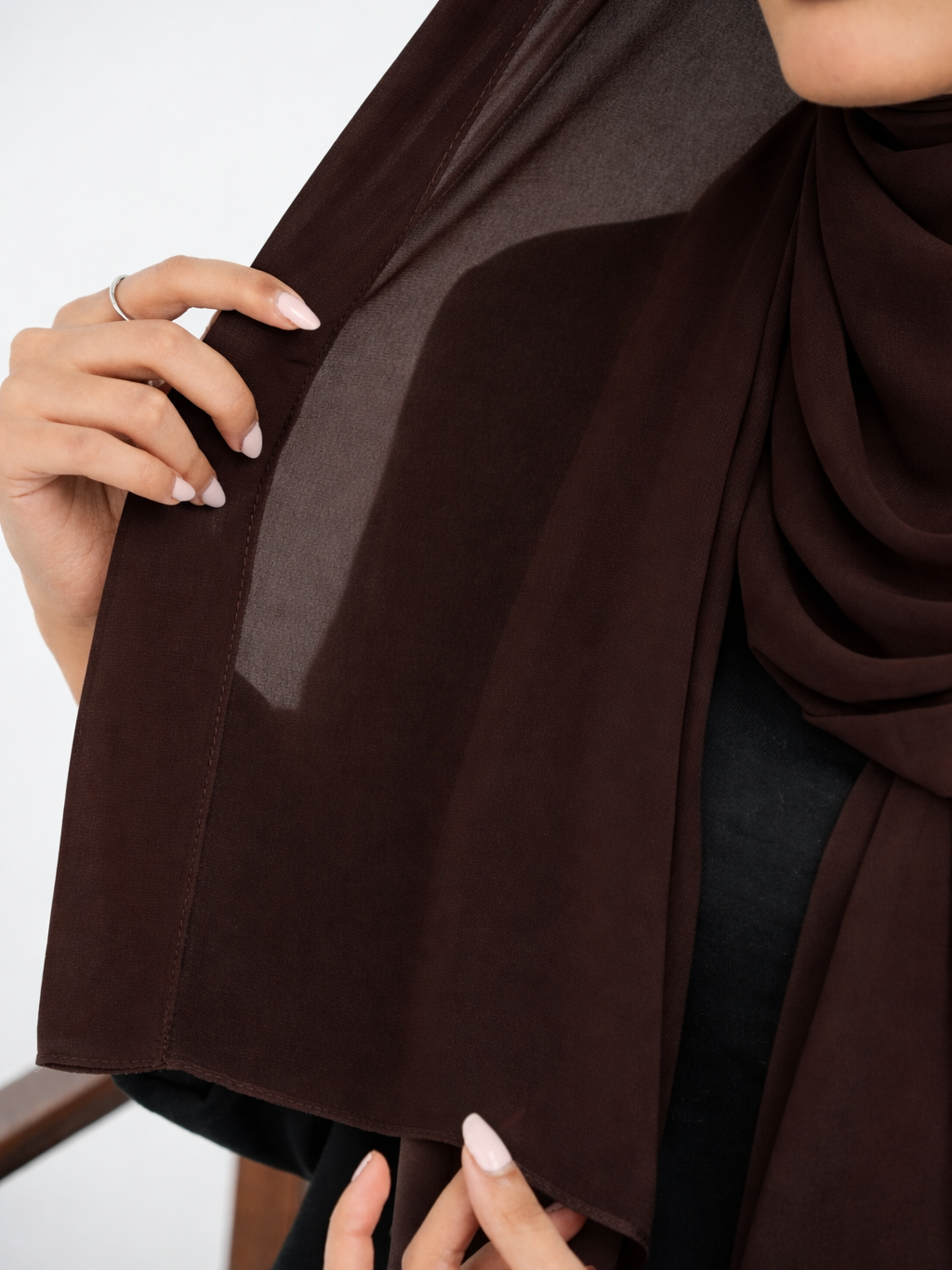 Chiffon with Canvas Hijab