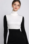 Sleeveless Turtle Neck & Half Body