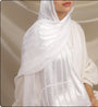 Half linen With half Satin Stripes