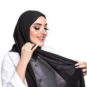 Half Hijab turkey Half Hijab Chiffon