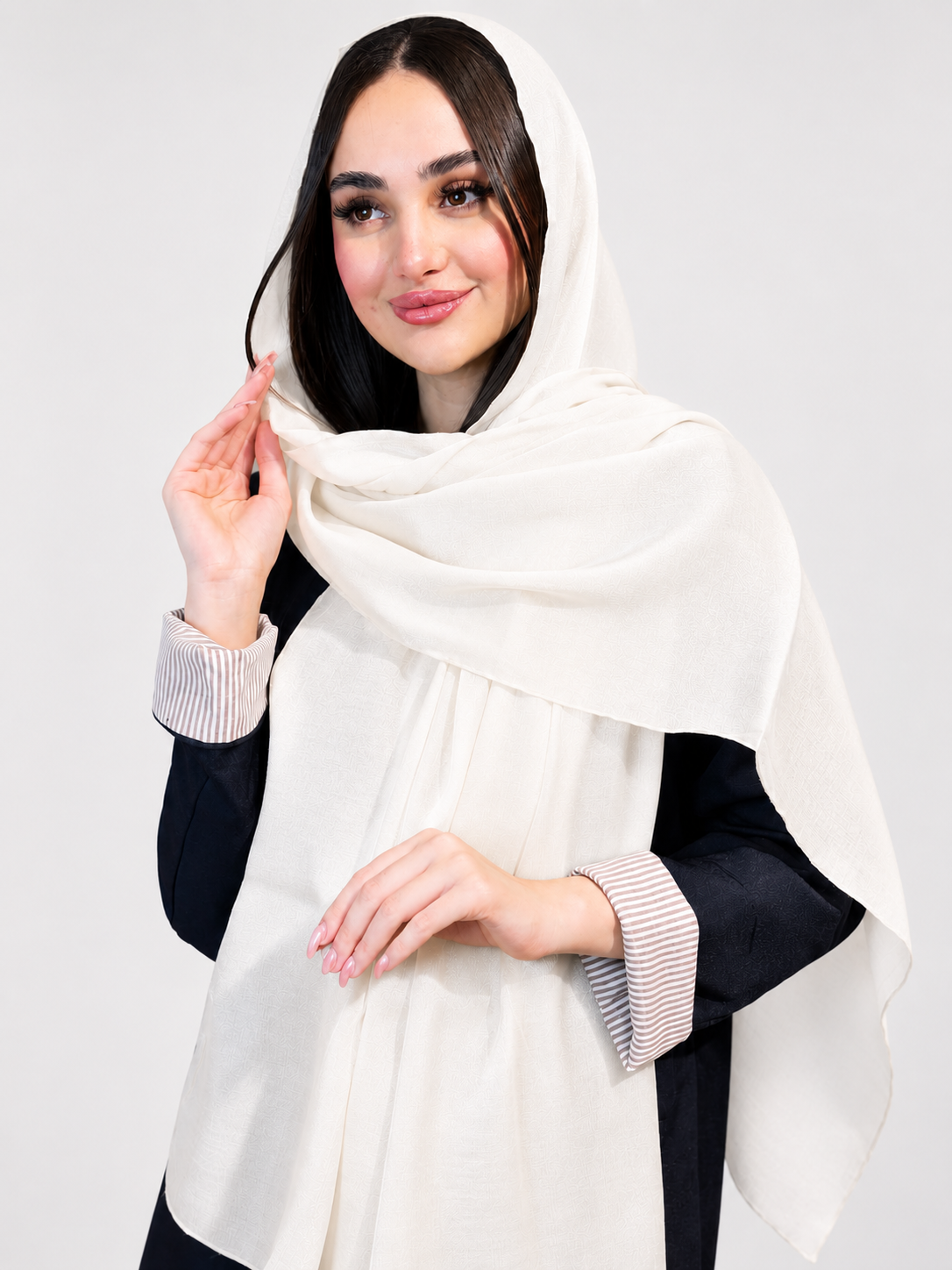 Metalic Mirai Masonic Shawl for Eid
