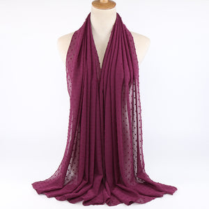 Chiffon Dot Scarf