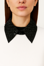 Pearl sequins luxurious false collar