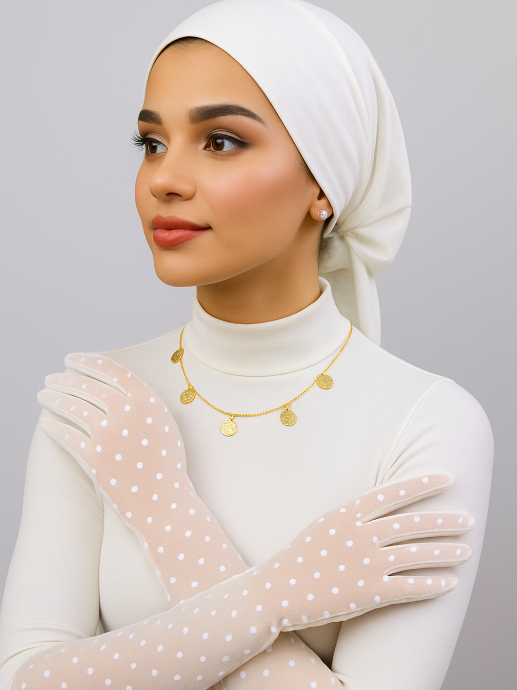 Polka Dot Lace Sleeves for Women