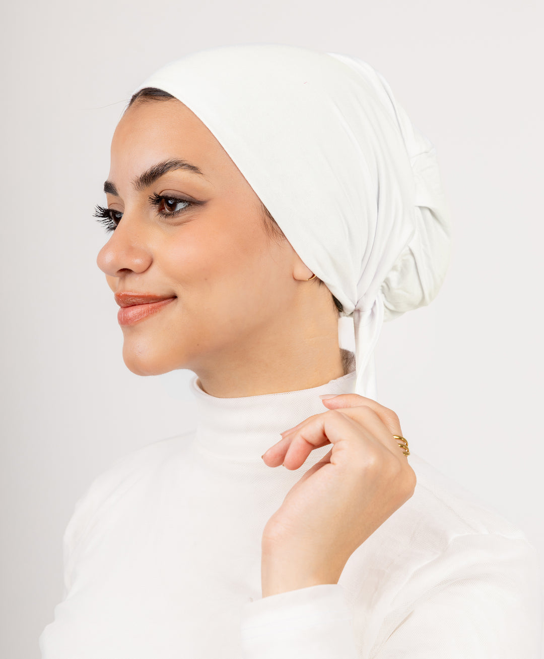No Thread Undercap with Tie Back Hijab