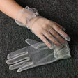 Women transparent Gloves for wedding